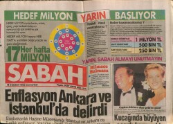 Sabah Gazetesi 6 Şubat 1988 - Türkan Şoray Jönlerden Kaçıyor GZ64296 - 2
