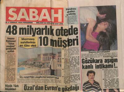 Sabah Gazetesi 6 Temmuz 1989 - İlk Kürtçe Kaset Piyasaya Çıktı GZ87613 - 1