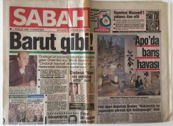 Sabah Gazetesi 7 Aralık 1991 - Abdullah Öcalan Hükümetin Ne Yapacağını Görmek İçin Bekleyeceğiz GZ11659 - 2