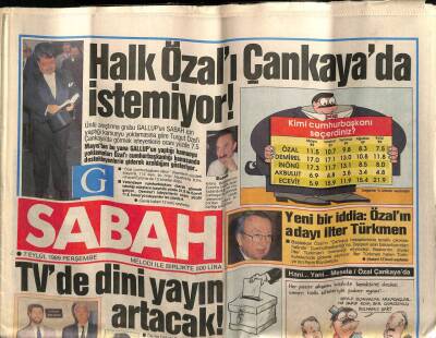 Sabah Gazetesi 7 Eylül 1989 - Doğum Günü Hediyesi GZ56614 - 1