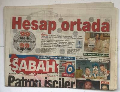 Sabah Gazetesi 7 Haziran 1995 - 32 Otomatik Tüfek Tehlikeli Ellerde GZ7471 - 1