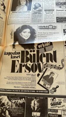 Sabah Gazetesi 7 Kasım 1986 - Cindoruk Sonunda Evrenci Oldu - Bülent Ersoy Orkide Kaset Afişi GZ126799 - 2