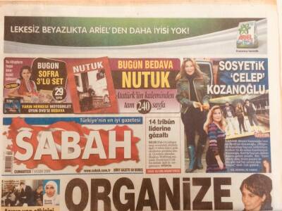 Sabah Gazetesi 7 Kasım 2009 - Organize Müdire GZ40224 - 1