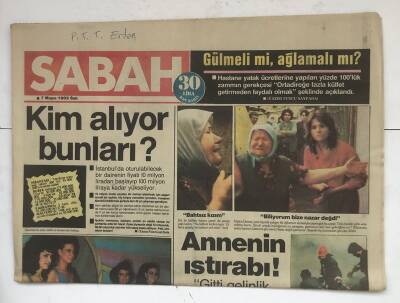 Sabah Gazetesi 7 Mayıs 1985 - 23 Kadının Katili Aramızda Dolaşıyor GZ8413 - 1