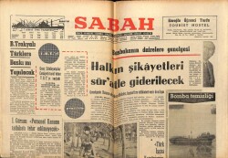 Sabah Gazetesi 7 Şubat 1966 - Demirel Halkın Şikayetleri Süratle Giderilecek GZ64130 - 1