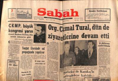 Sabah Gazetesi 7 Şubat 1969 - İzmir Adliye Karakolu Bit Ve Pire İstilasına Uğradı GZ82064 - 1