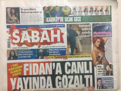 Sabah Gazetesi 7 Şubat 2015 - Cumhurbaşkanından Seçmene Çağrı,400 Vekil Verin GZ27206 - 1