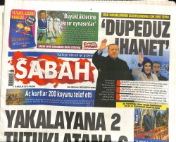 Sabah Gazetesi 8 Aralık 2013 - ASKON Çeşitli İllerde 500 Bin Fidan Dikecek - MGK Kararlarının Sızdırılmasına Çok Sert Tepki GZ100192 - 2