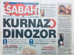 Sabah Gazetesi - 8 Ekim 1999 - Kurnaz Dinozor, Cigulinin Yeni Binnazı GZ46056 - 1