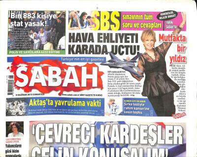 Sabah Gazetesi 8 Haziran 2013 - Cast Direktörü Harika Uygur Yabancıların Gözü Bizim Oyuncularda GZ98435 - 1