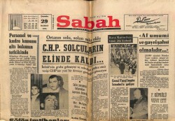 Sabah Gazetesi 8 Mart 1966 - AP Müessif Hadiseler CHPnin Tahrikidir GZ64064 - 2
