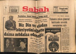 Sabah Gazetesi 8 Mayıs 1969 - Demirel Biz Din Ve Vicdan Hürriyetini Elbette Daima Müdafaa Edeceğiz GZ64102 - 2