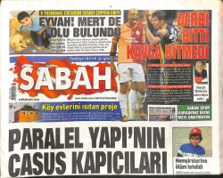 Sabah Gazetesi 8 Nisan 2014 - Ukraynanın Bir Parçası Daha Koptu - Köy Evlerini Isıtan Proje GZ100247 - 2
