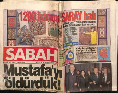 Sabah Gazetesi 8 Ocak 1992 - Doğum Günü Hediyesi GZ55893 - 1
