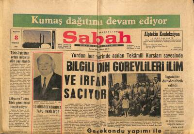 Sabah Gazetesi 8 Temmuz 1968 - İstanbul Yüksek Teknik Okulundaki İşgal de Bugün Kaldırılıyor GZ93323 - 1