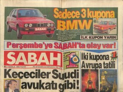 Sabah Gazetesi 8 Temmuz 1990 - Papa Madonnayı Afaroz Etti GZ61513 - 1