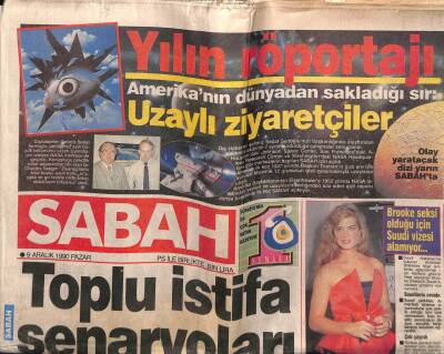 Sabah Gazetesi 9 Aralık 1990 - Doğum Günü Hediyesi GZ55910 - 1