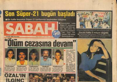 Sabah Gazetesi 9 Eylül 1985 - Özalın Belediye Başkanı TÜRKEŞin Elini Öptü GZ113941 - 1