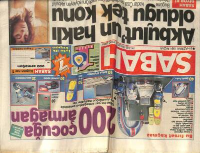 Sabah Gazetesi 9 Haziran 1991 - Doğum Günü Hediyesi GZ56593 - 1