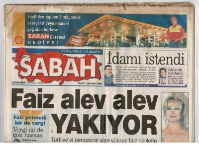 Sabah Gazetesi 9 Haziran 1999 - Madonnanın Yeni İlham Kaynağı Robbie Williams GZ48111 - 1