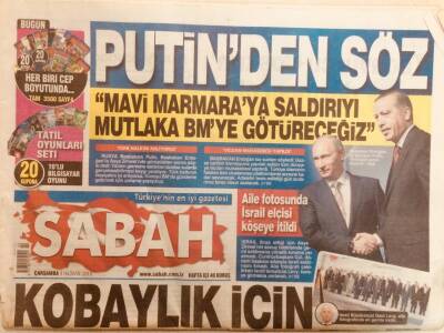 Sabah Gazetesi 9 Haziran 2010 - Putinden Söz GZ40235 - 1
