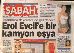 Sabah Gazetesi 9 Kasım 1999 - Ebru Şallı Sürpriz Bir Kararla Nişanlandı - Danimarka'da Türk İsyanı GZ158114 - Gökçekoleksiyon