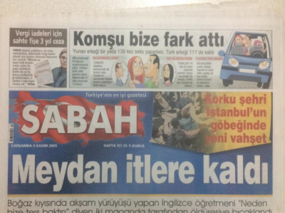 Sabah Gazetesi 9 Kasım 2005 - Meydan İtlere Kaldı GZ24183 - 1