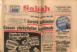 Sabah Gazetesi 9 Mayıs 1969 - Kızıl Basının Yaygarası Boşa Gitti GZ64038 - 2
