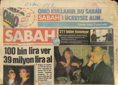 Sabah Gazetesi 9 Ocak 1986 - Zeki Müren İle Ajda Pekkan Yılbaşından Bu Yana TVde Hiç Görünmediler GZ94112 - 1