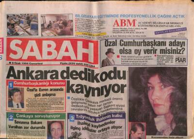 Sabah Gazetesi 9 Ocak 1988 - Doğum Günü Hediyesi GZ55873 - 1