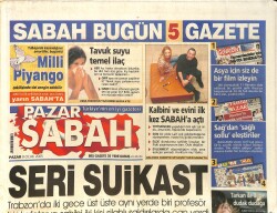 Sabah Gazetesi 9 Ocak 2005 - Tarkan İle Bilge Dudak Dudağa - Bob Dylan Da Türk Asıllıymış GZ2533 - Gökçekoleksiyon