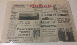 Sabah Gazetesi 9 Şubat 1972 - İnönü Ve Demirel Milletin Kaderi İle Oynuyor - GZ15417 - 2