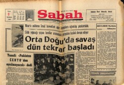Sabah Gazetesi 9 Temmuz 1967 - Ortadoğuda Savaş Dün Tekrar Başladı GZ64165 - 1