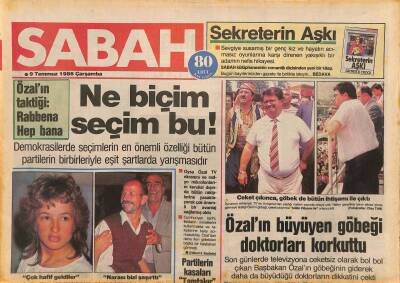Sabah Gazetesi 9 Temmuz 1986 - Madonnanın Başı Dertte - Blue-Jeanin Muhteşem Dönüşü ! GZ126026 - 1