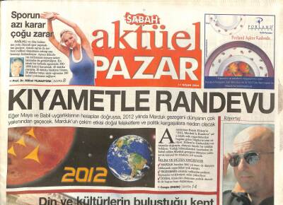 Sabah Gazetesi Aktüel Pazar Eki 11 Nisan 2004 - Din Ve Kültürlerin Buluştuğu Kent Mardin - Hollywood Huzur Arıyor GZ96686 - 1