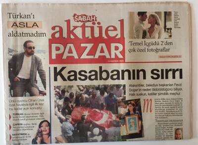 Sabah Gazetesi Aktüel Pazar Eki 12 Haziran 2005 - Ünlü Oyuncu Cihan Ünal Özel Hayatıyla İlgili İlk Kez Bu Kadar Açık Konuştu GZ20795 - 1