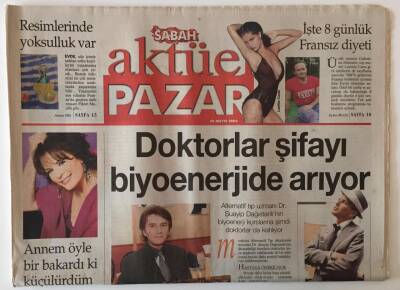 Sabah Gazetesi Aktüel Pazar Eki 22 Mayıs 2005 - Doktorlar Şifayı Biyoenerjide Arıyor , Hülya Koçyiğit İle Söyleşi GZ20791 - 1