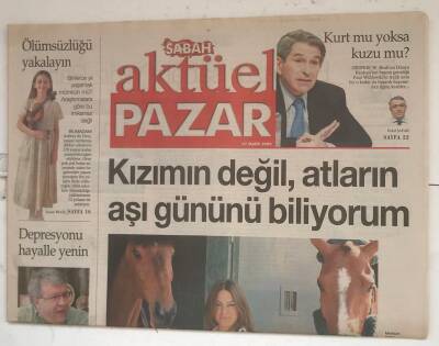 Sabah Gazetesi Aktüel Pazar Eki 27 Mart 2005 - Tayyip Erdoğanın Şan Dersine İhtiyacı Var GZ8406 - 1