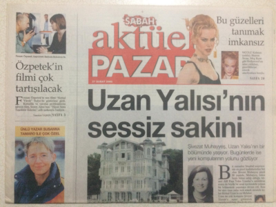 Sabah Gazetesi Aktüel Pazar Eki 27 Şubat 2005 - Sibel Can Sahnede Güzellik Yetmez, Hollywoodun Seksi Yıldızları Güzelliklerini Estetiklere Borçlu GZ24214 - 1