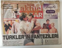 Sabah Gazetesi Aktüel Pazar Eki - 28 Aralık 2003 - Türklerin Fantezileri - GZ43990 - 1