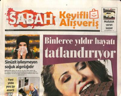 Sabah Gazetesi Alışveriş Eki 8 Aralık 2013 - Sevilen Oyuncu Nevra Serezli , Kendi Hikayesini Oynadı GZ100189 - 2