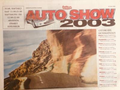 Sabah Gazetesi Auto Eki 25 Nisan 2003 - Lokomotif Sektöre Hayat Öpücüğü GZ38891 - 1