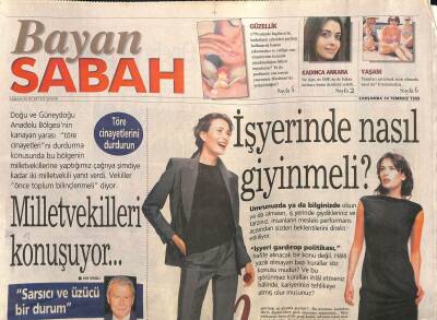 Sabah Gazetesi Bayan Eki 14 Temmuz 1999 - İyi Bir Aşık , İyi Bir Koca , İyi Bir Baba * Pierce Brosnan GZ116174 - 1
