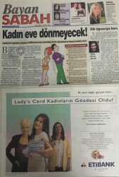 Sabah Gazetesi Bayan Eki 15 Eylül 1999 -Boşanmanın Faturası Kadına Çıktı GZ45363 - 1
