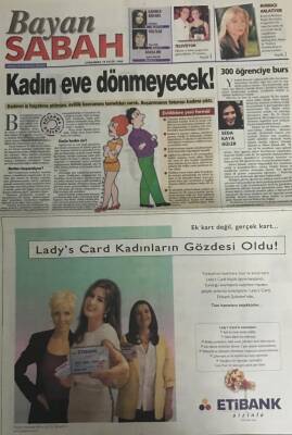 Sabah Gazetesi Bayan Eki 15 Eylül 1999 -Boşanmanın Faturası Kadına Çıktı GZ45363 - 1