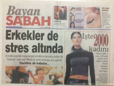 Sabah Gazetesi Bayan Eki 5 Ekim 1999 - İşte 2000 Kadını GZ34112 - 1