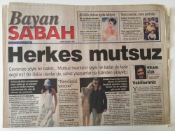 Sabah Gazetesi Bayan Eki - 7 Mart 1996 - Elif Dinçer İle Sohbet - GZ43976 - 1