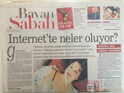 Sabah Gazetesi Bayan Eki - 9 Haziran 1999 - İnternette Neler Oluyor GZ35105 - 1