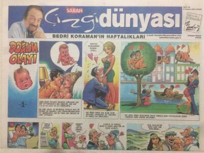 Sabah Gazetesi Çizgi Dünyası Eki 6 Haziran 2004 - Doğum Olayı 1 GZ50617 - 1