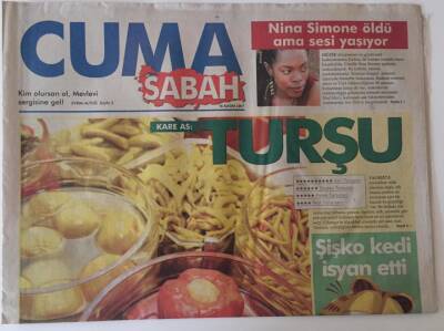 Sabah Gazetesi Cuma Eki 16 Kasım 2007 - Turşunun Kare Asları GZ22975 - 1
